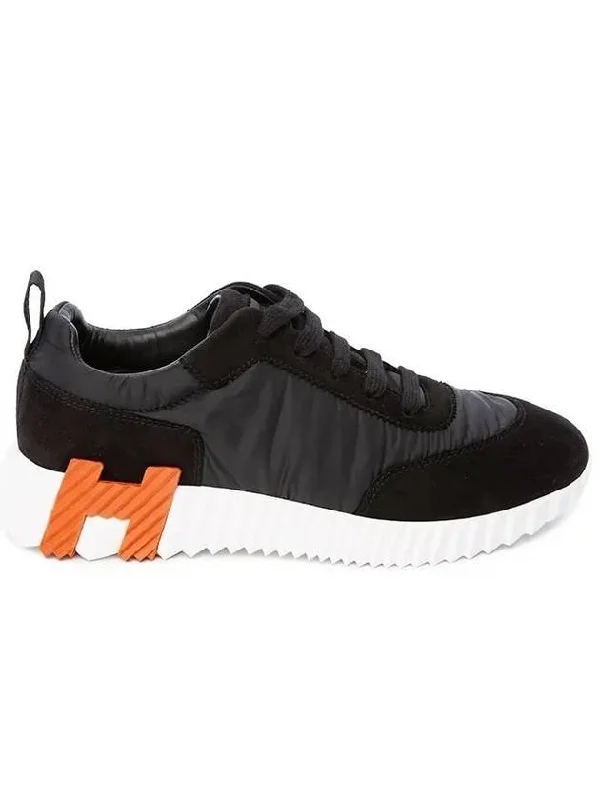 Bouncing Parachute Fabric Low Top Sneakers Noir