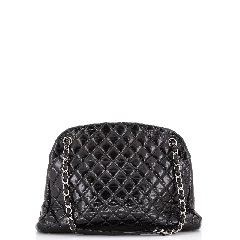 Just Mademoiselle Bag Quilted Glazed Calfskin Medium