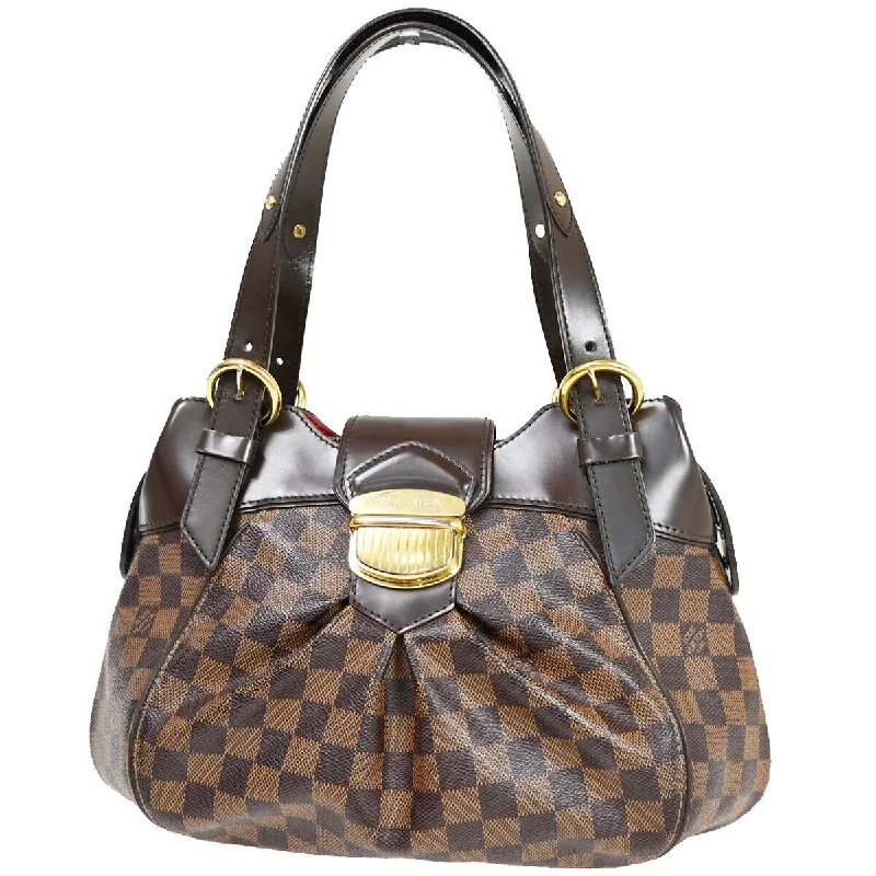 Louis Vuitton Sistina  Canvas Shoulder Bag (Pre-Owned)