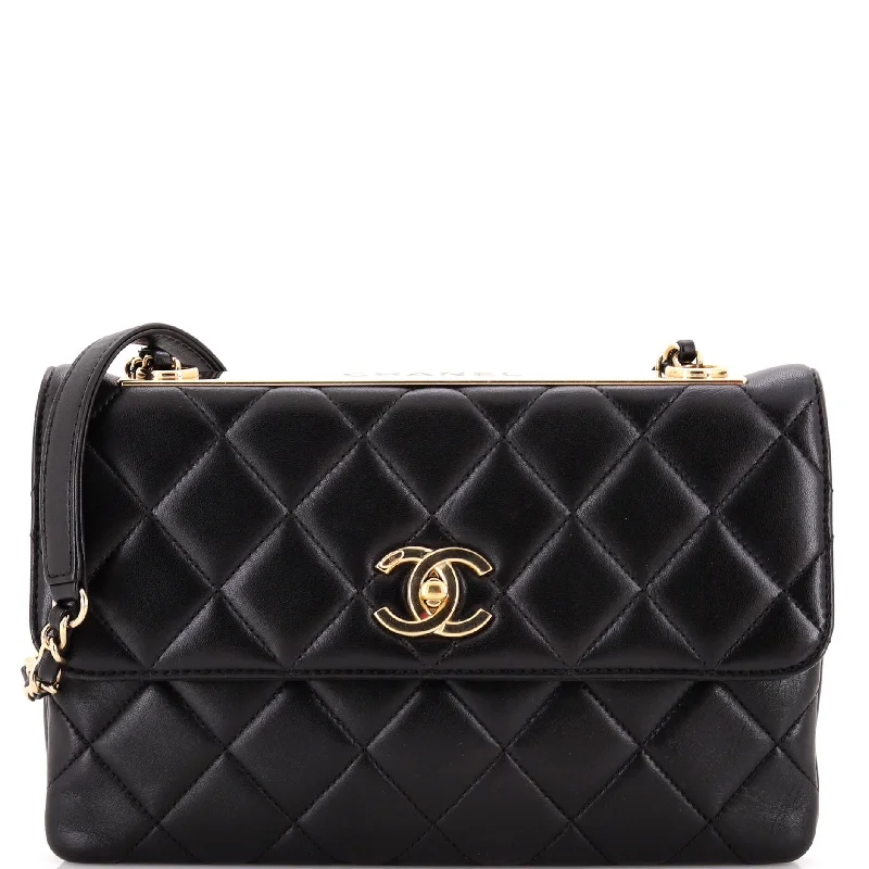 Trendy CC Flap Bag Quilted Lambskin Medium