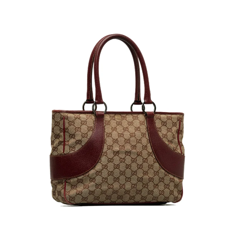 Brown Gucci GG Canvas Tote Bag