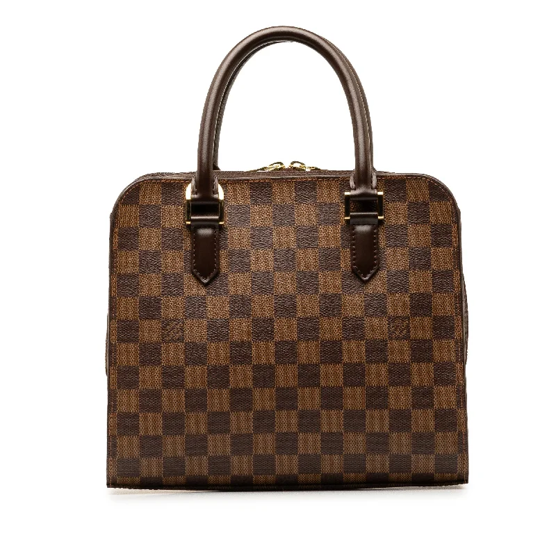 Brown Louis Vuitton Damier Ebene Triana Handbag