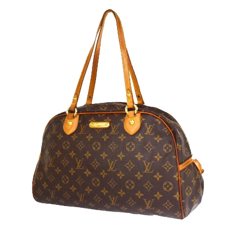 Louis Vuitton Montorgueil  Canvas Shoulder Bag (Pre-Owned)