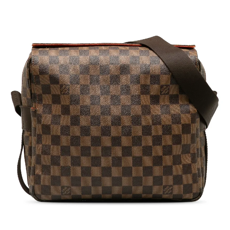 Brown Louis Vuitton Damier Ebene Naviglio Crossbody Bag