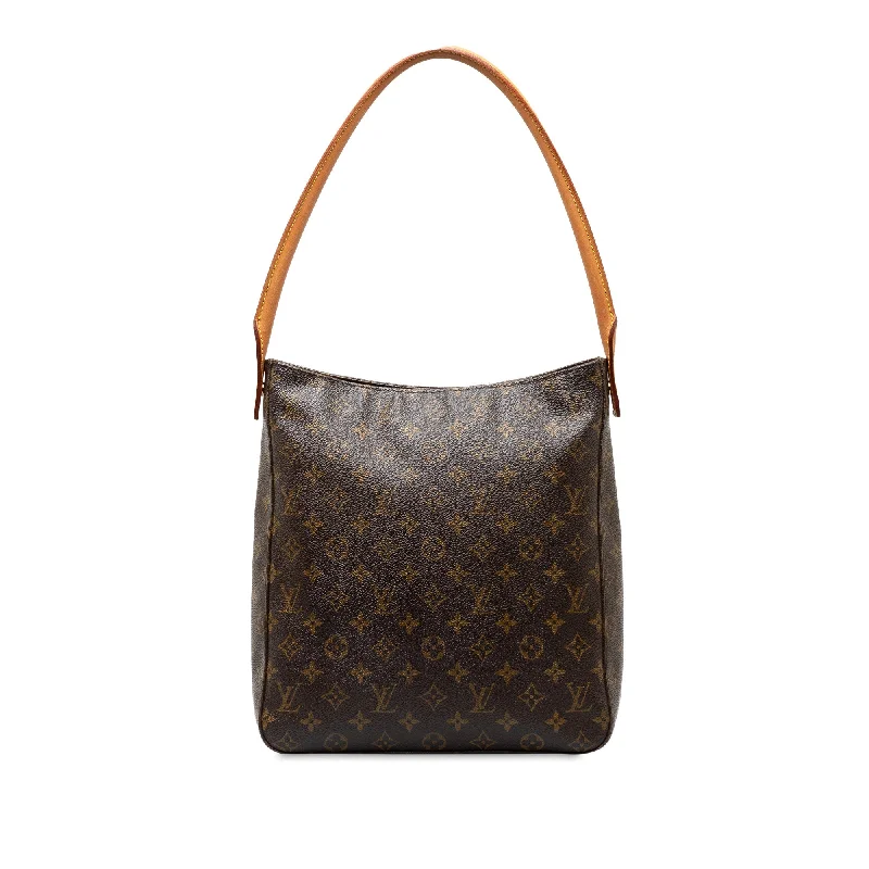 Brown Louis Vuitton Monogram Looping GM Shoulder Bag