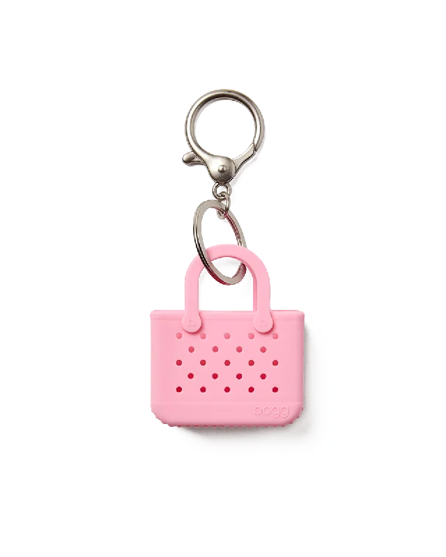 Tiny Tote - blowing PINK bubbles