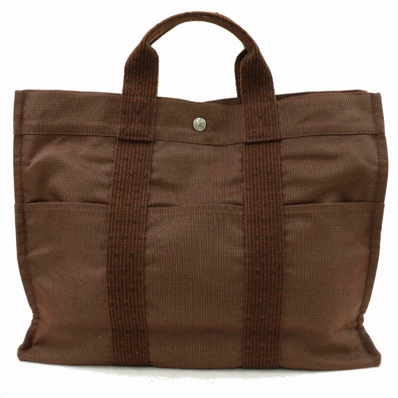 Brand Inspired Hermes Tote Bag Other Brown Canvas (SHC1-14745)