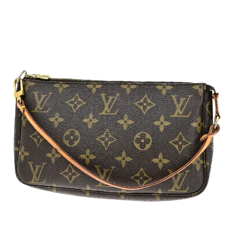 Louis Vuitton Pochette Accessoires  Canvas Shoulder Bag (Pre-Owned)