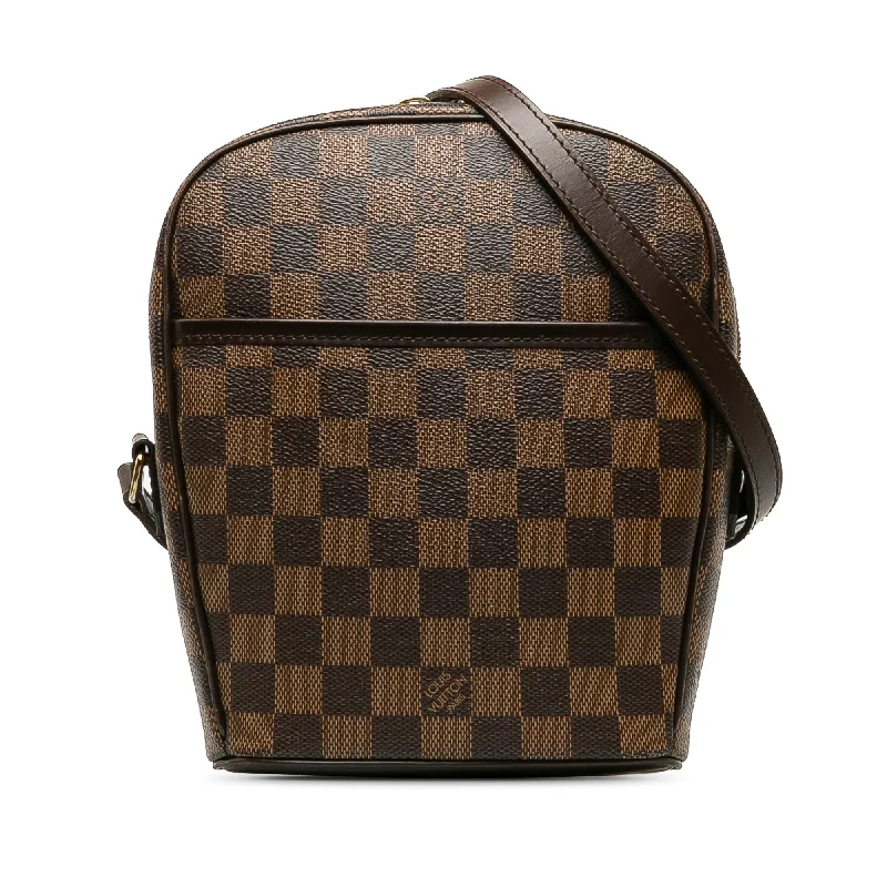 Brown Louis Vuitton Damier Ebene Ipanema PM Crossbody Bag