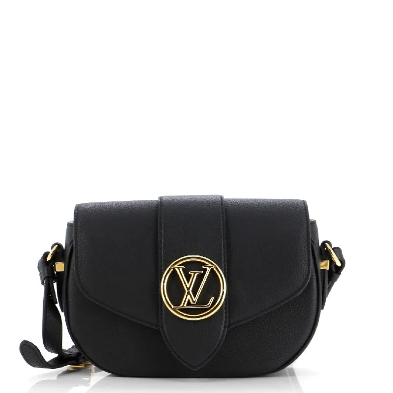 LV Pont 9 Soft Bag Leather PM