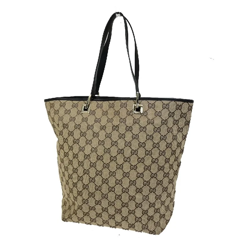 Gucci Gg Canvas  Canvas Shoulder Bag (Pre-Owned)