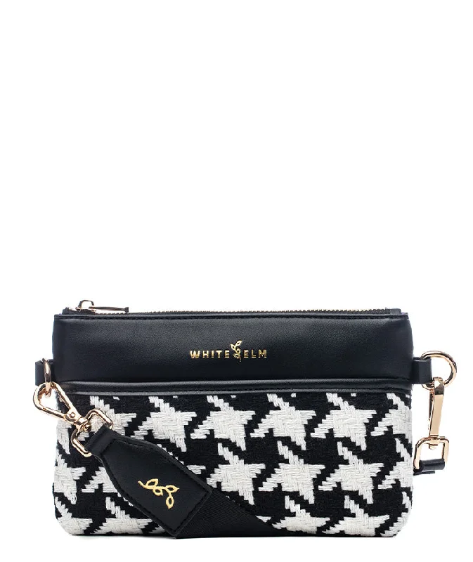 Skye Sling Bag - Houndstooth