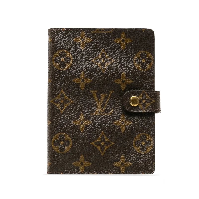 Brown Louis Vuitton Monogram Agenda PM