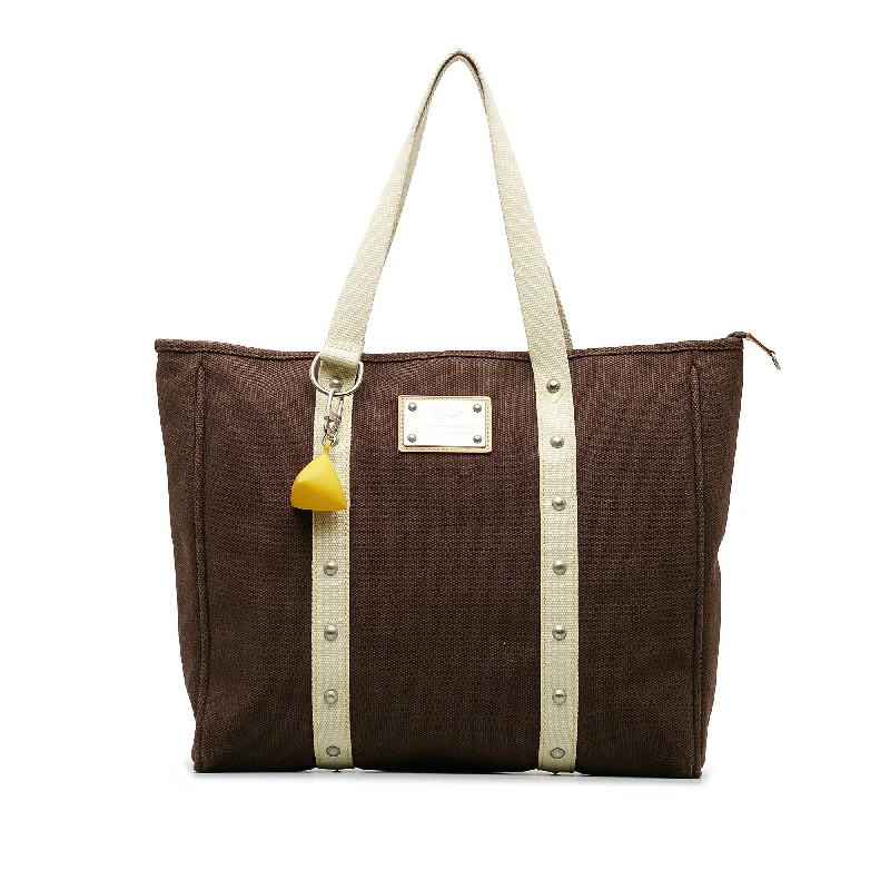 Brown Louis Vuitton Antigua Cabas GM Tote Bag