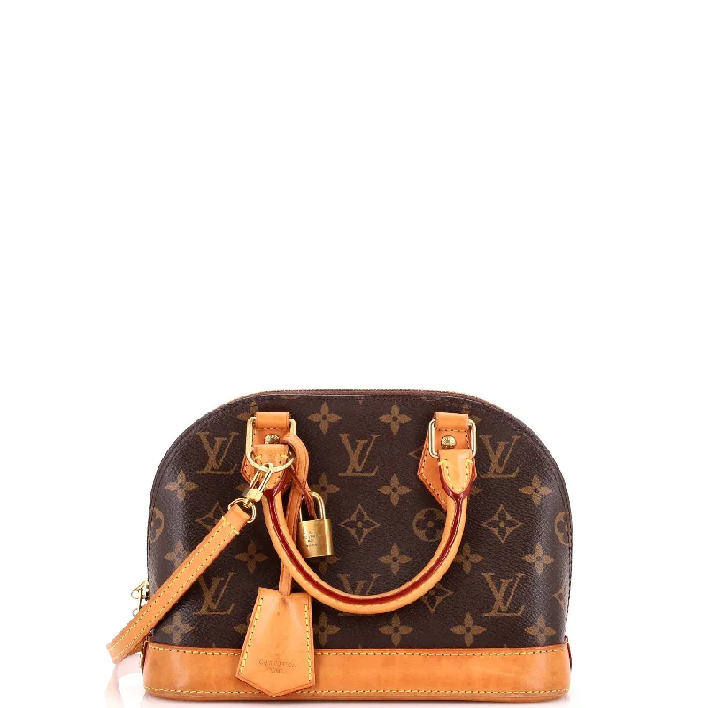 Alma Handbag Monogram Canvas BB