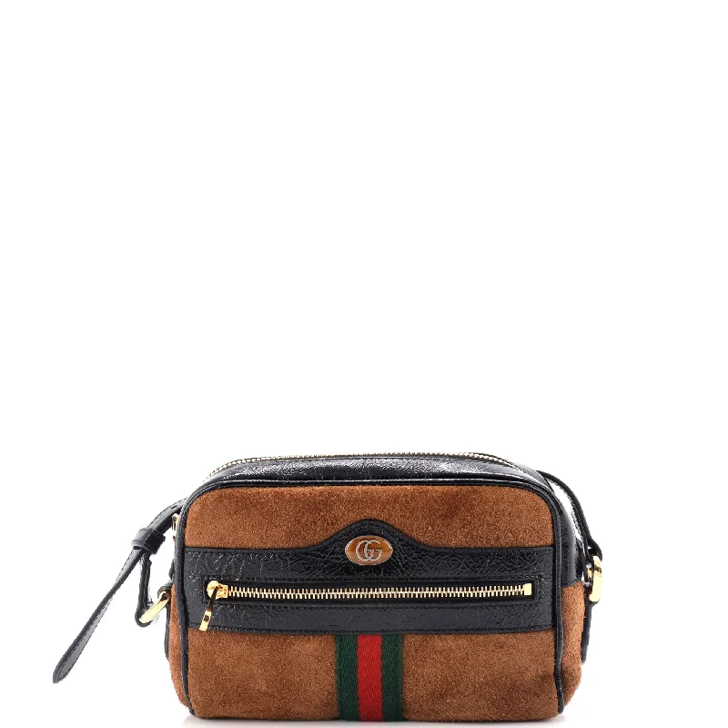 Ophidia Shoulder Bag Suede Mini