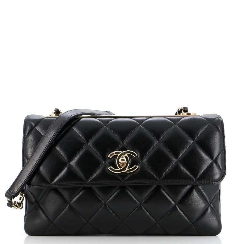 Trendy CC Flap Bag Quilted Lambskin Medium