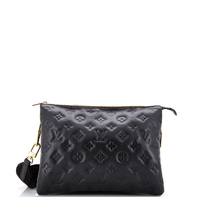 Coussin Bag Monogram Embossed Lambskin PM