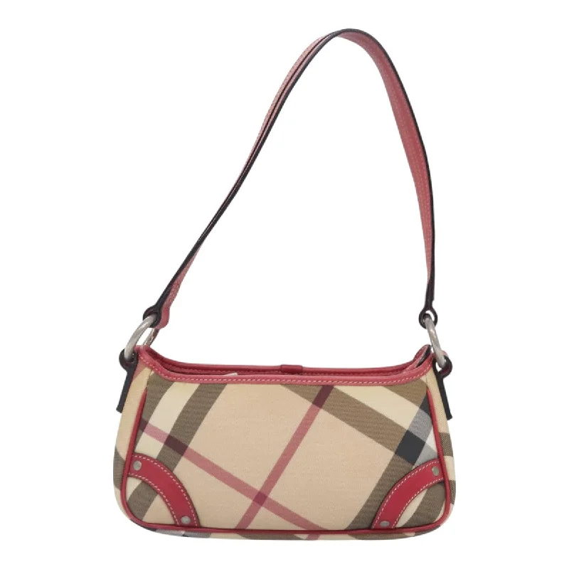 Burberry Nova Check  Canvas Shoulder Bag (Pre-Owned)