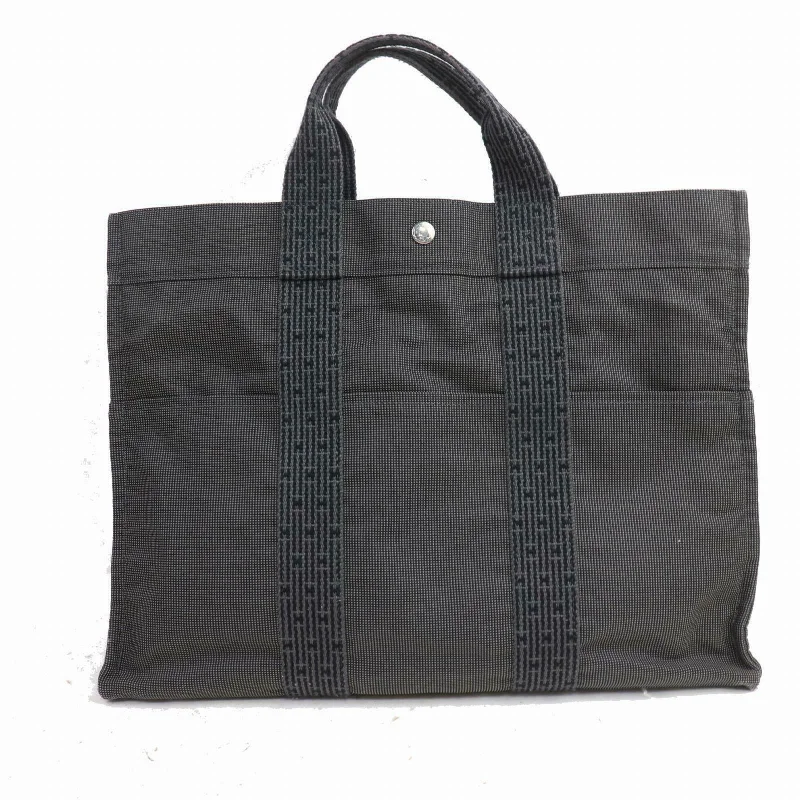 Brand Inspired Hermes Tote Bag Gray Canvas (SHC1-15240)