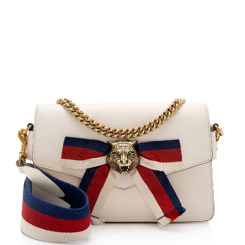 Gucci Calfskin Tiger Broadway Mini Shoulder Bag