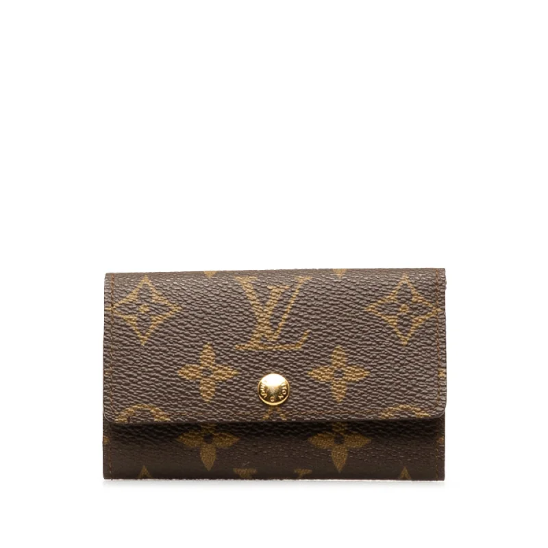 Brown Louis Vuitton Monogram 6 Key Holder