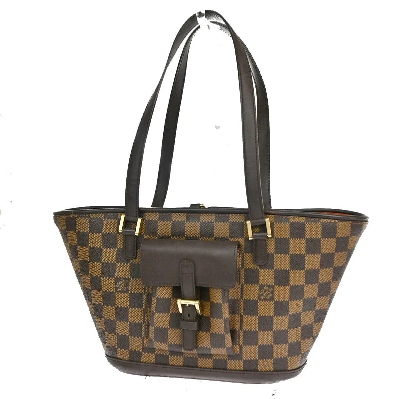 Louis Vuitton Manosque  Canvas Shoulder Bag (Pre-Owned)