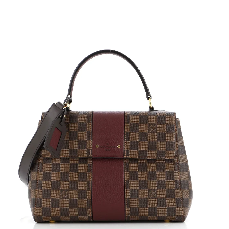 Bond Street Handbag Damier with Leather MM