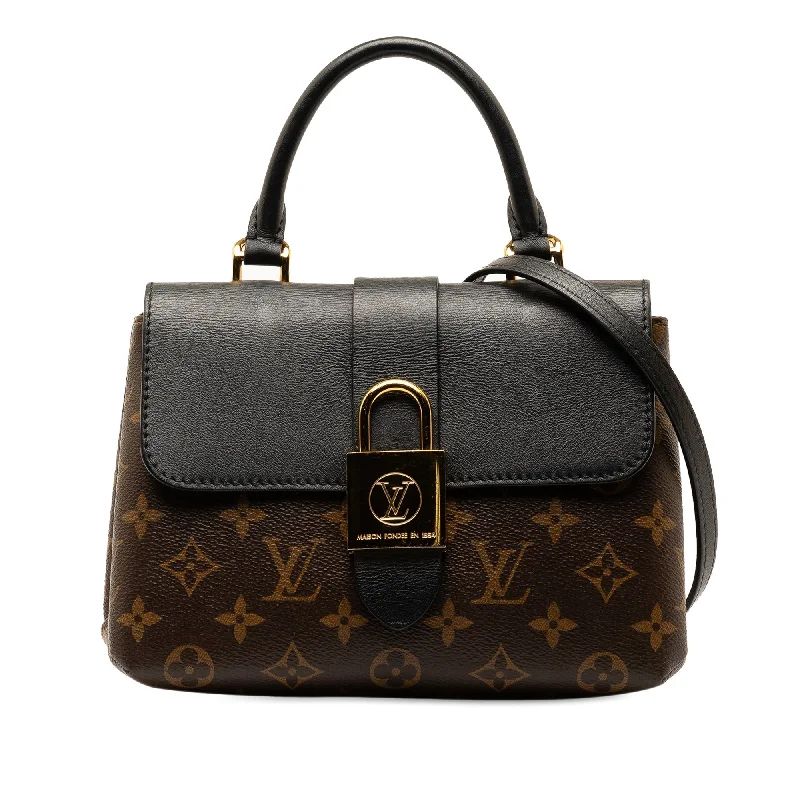 Brown Louis Vuitton Monogram Locky BB Satchel