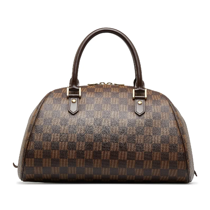 Brown Louis Vuitton Damier Ebene Ribera MM Handbag