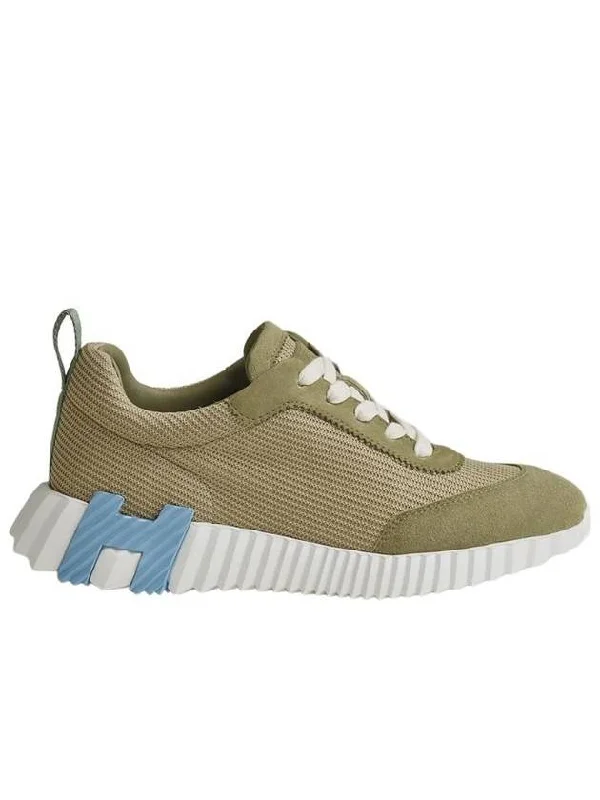 Bouncing Sneakers Mesh Suede Goatskin Verse Ladon