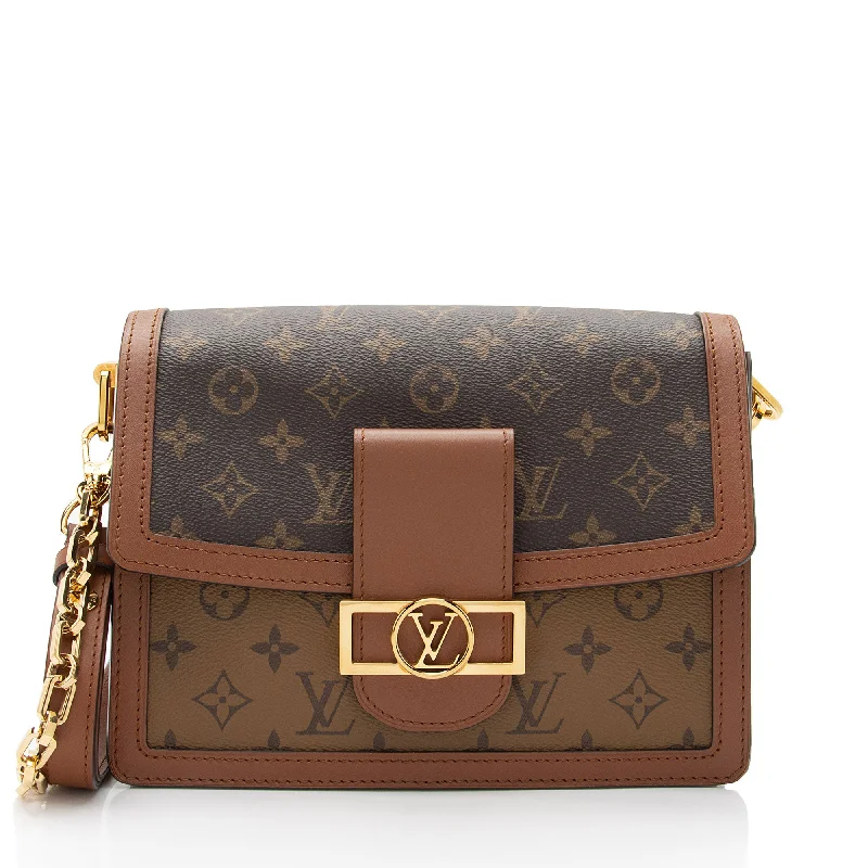 Louis Vuitton Reverse Monogram Dauphine MM Shoulder Bag