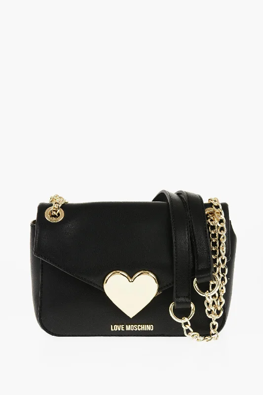 Moschino Love Faux Leather Eco-Friendly Gracious Shoulder Bag With Me