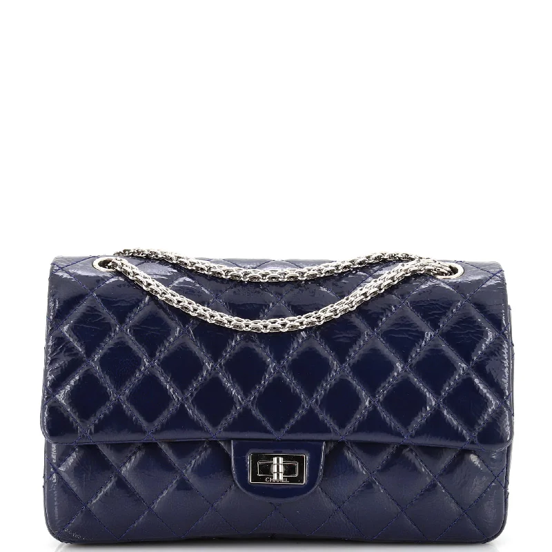 Reissue 2.55 Flap Bag Quilted Crinkled Patent 225