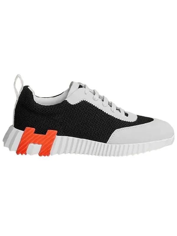 Bouncing Mesh Low Top Sneakers Noir Blanc