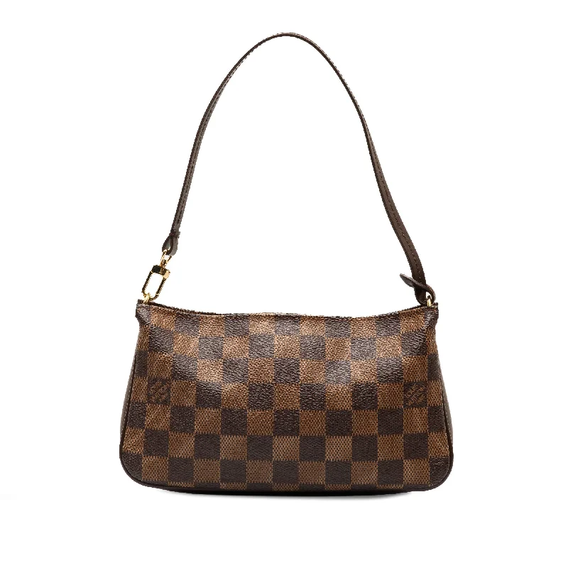 Brown Louis Vuitton Damier Ebene Navona Pouch