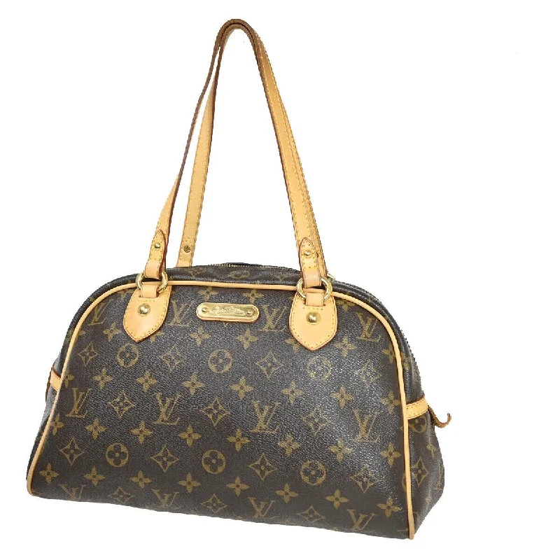 Louis Vuitton Montorgueil  Canvas Shoulder Bag (Pre-Owned)