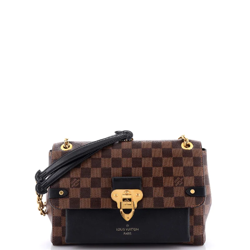 Vavin Handbag Damier with Leather PM