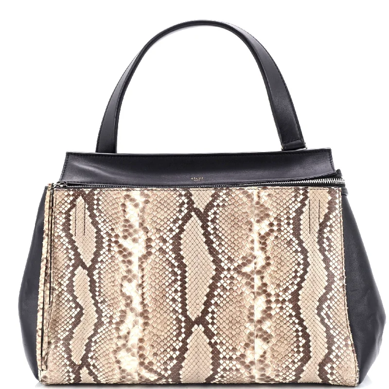 Edge Bag Python and Leather Medium