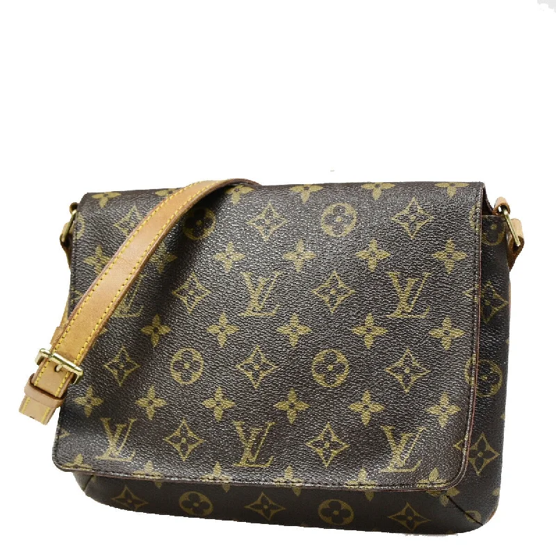 Louis Vuitton Musette Tango  Canvas Shoulder Bag (Pre-Owned)