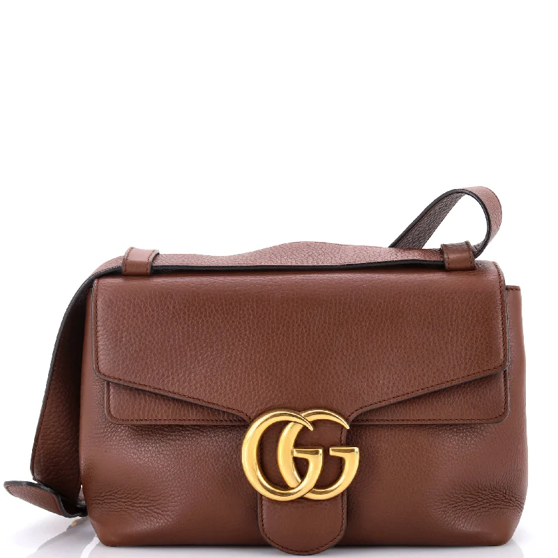 GG Marmont Shoulder Bag Leather Small