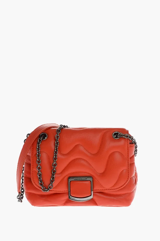 Longchamp Quilted Brioche Cocoon Bag With Chain Shoulder Strap