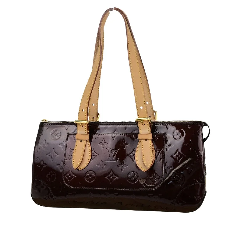 Louis Vuitton Rosewood  Patent Leather Shoulder Bag (Pre-Owned)