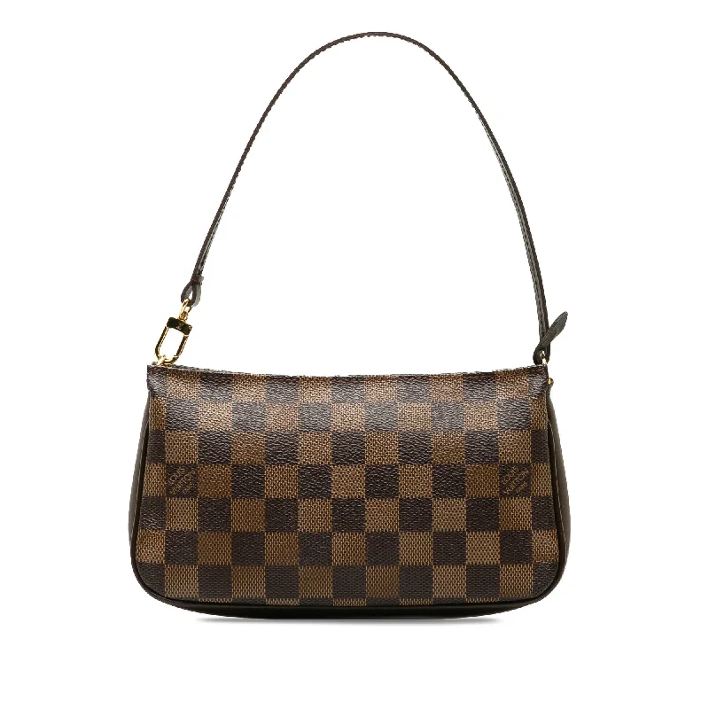 Brown Louis Vuitton Damier Ebene Navona Shoulder Bag