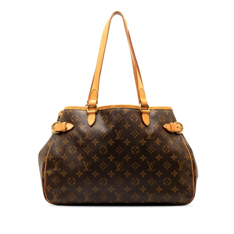 Brown Louis Vuitton Monogram Batignolles Horizontal Tote Bag