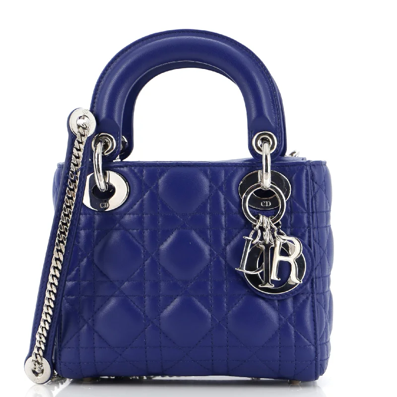 Lady Dior Chain Bag Cannage Quilt Lambskin Mini