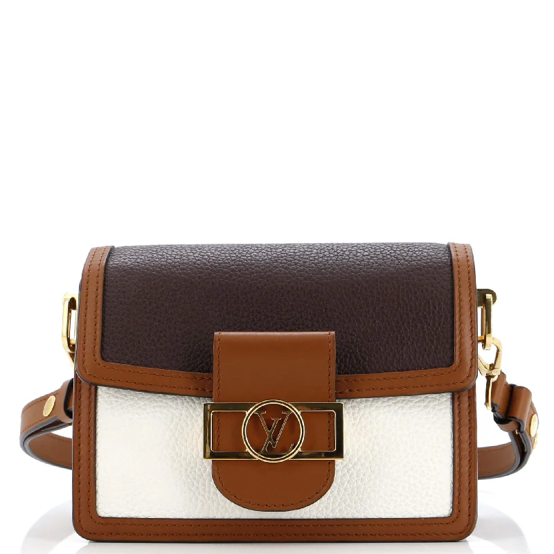 Dauphine Shoulder Bag Taurillon Leather Mini