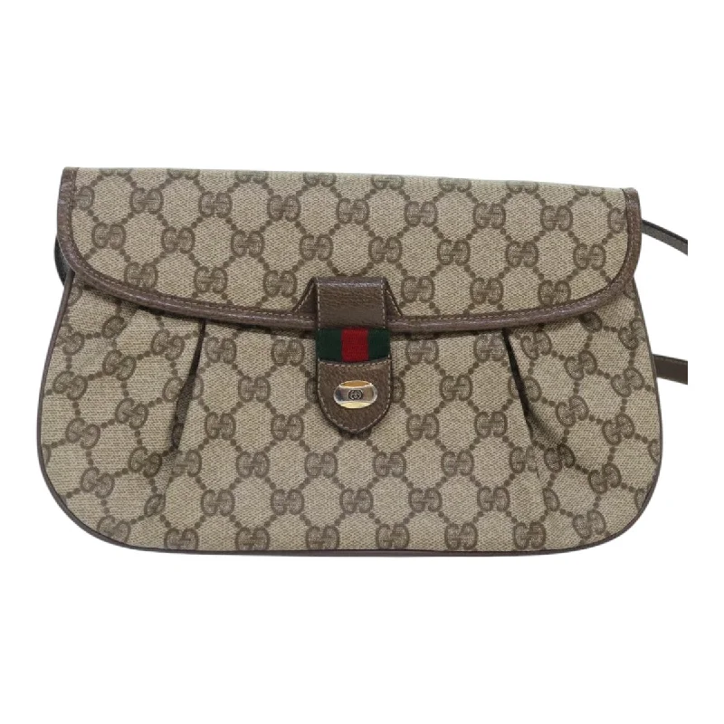 Gucci Gg Canvas  Canvas Shoulder Bag (Pre-Owned)