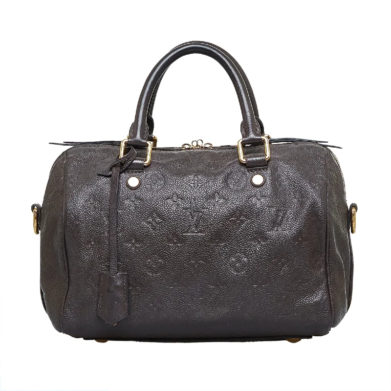 Brown Louis Vuitton Monogram Empreinte Speedy Bandouliere 25 Boston Bag