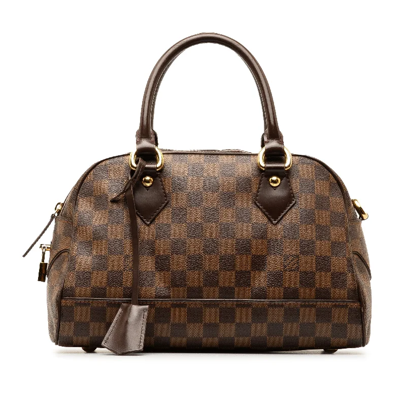 Brown Louis Vuitton Damier Ebene Duomo Handbag